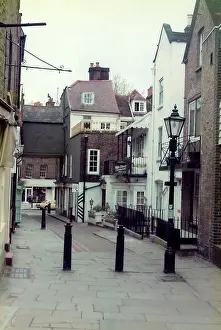 Perrins: Quiet back street in Hampstead