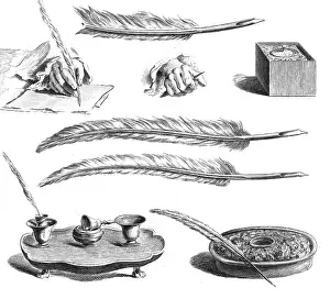Pens: Quill pens