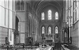 Stalls: The Quire Facing East, Rochester Cathedral