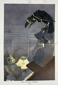 Cries: Quoth the raven, nevermore