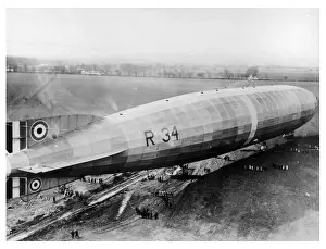Moorings: R34 Airship at Moorings