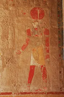 El Bahari: Ra. Temple of Hatshepsut. Egypt