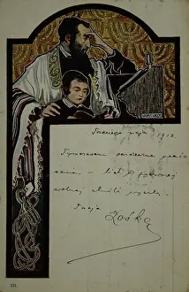 Torah: Rabbi with child reading the Torah