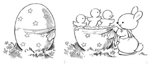 Hatched: Rabbit and Easter egg