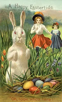 Roost: Rabbit and Easter Eggs
