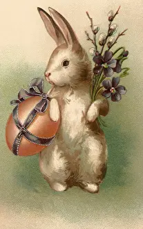 Wrist: Rabbit with Egg, Flora