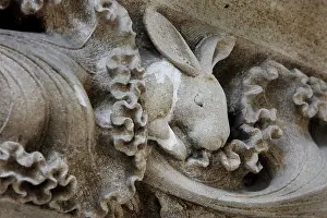 Feasts: Rabbit, monumental fireplace, Palais Jacques Coeur
