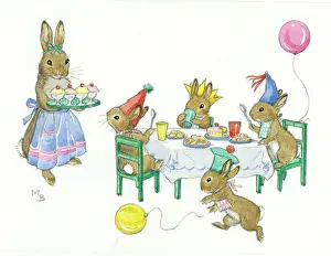 Rabbit tea party