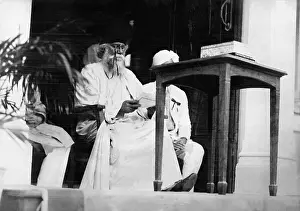Siam: Rabindranath Tagore giving a reading, 1927