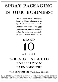 R.a.brand: R.A.Brand Spray Packaging 1953