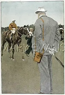 Goer: RACE GOER STUDIES HORSE
