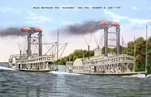 Natchez: Race between the Natchez and the Robert E