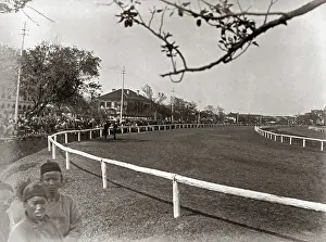 Shanghai: The racecourse, Shanghai, China, circa 1880s