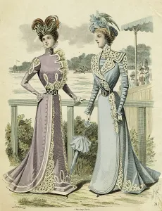 Dentate: Racegoers Fashions 1899