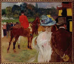 Auteuil: At the Races in Auteuil, 1907