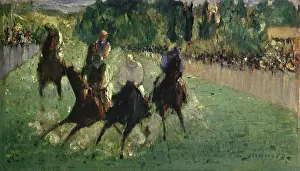 Jockeys: At the Races, by Manet