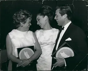 Oscars: Rachel Roberts, Audrey Hepburn and Dirk Bogarde, London