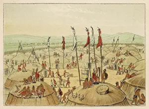 Mandan: Racial - Mandan Village