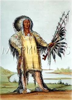 Mandans: RACIAL/MANDAN WOLF CHIEF