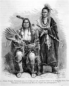 Yankton: RACIAL/SIOUX MEN C1870