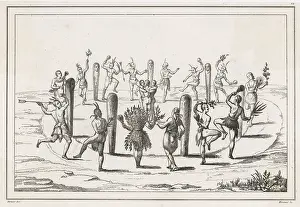 C1835: Racial Types - Corn Dance - circa 1835