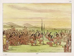 C1830: Racial Types - Eagle Dance - circa 1830