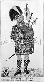 Staffa: RACIAL TYPES/SCOTS PIPER