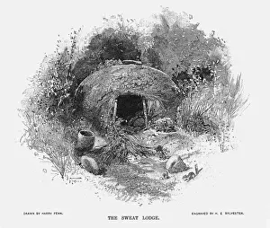 Sweat: Racial Types - Sweat Lodge - 1896
