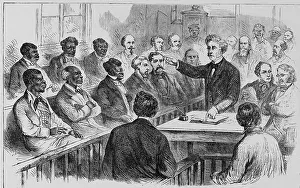 Racially: A racially integrated jury in the U.S. South ?