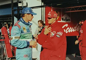 Schumacher: Racing Driver Gerhard Berger and Michael Schumacher