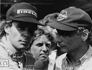 Lauda: Racing Driver Gerhard Berger and Niki Lauda