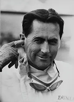 Aspern: The racing driver Jack Brabham in Vienna-Aspern