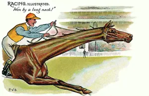 Venner: Racing Illustrated - Won by a long neck!