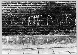 Derogatory: RACIST GRAFFITI