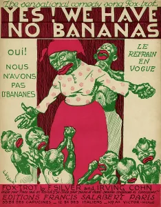 Exaggerated: RACIST/NO BANANAS 1923