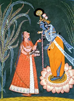 Radha: Radha Visiting Krishna at Night