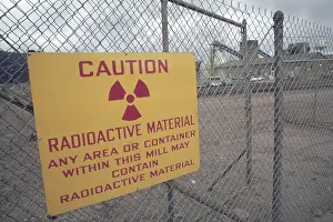 Carbide: Radiation warning sign at a Union Carbide ?