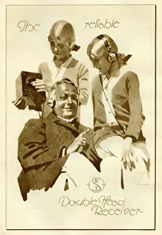 Radios: Radio headphones advertisement