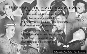 Lyrics: US Radio Star Tom Breneman as The Mad Hatter