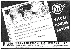 Homing: Radio Transmission Equipment - RTE Visual Homing Device