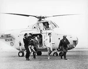 Thorney: RAF 22 Squadron Search and Rescue helicopter