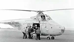 Thorney: RAF 22 Squadron Search and Rescue helicopter