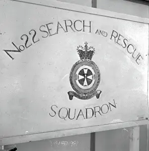 Thorney: RAF 22 Squadron Search and Rescue sign