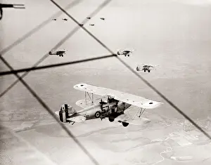 57th: RAF 57th Bomber Squadron, 1934, Hawker Hart aircraft