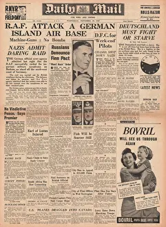 Borkum: RAF attack German island of Borkum