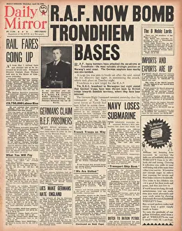 Trondheim: RAF bomb Trondheim