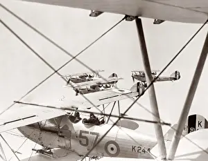 Squadrons: RAF Bomber Squadrons 18 and 57, biplanes