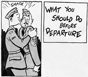 Philip Talmage: RAF cadet kissing sergeant