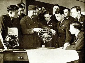 Tutor: RAF cadets learn navigation and meteorology, WW2