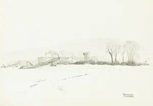 Buckinghamshire: RAF camp with Hurricanes